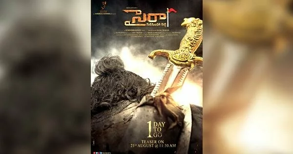 Sye Raa Movie One Day To Go Poster