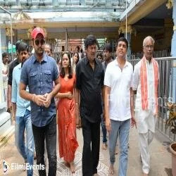 Srinivasa Kalyanam Team In Vijayawada Kanaka Durga Temple Stills || FilmiEvents13902