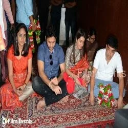 Srinivasa Kalyanam Team In Vijayawada Kanaka Durga Temple Stills || FilmiEvents13903
